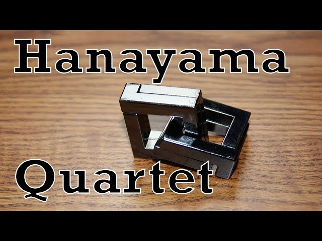 Hanayama Quartet: Solución completa fácil de seguir