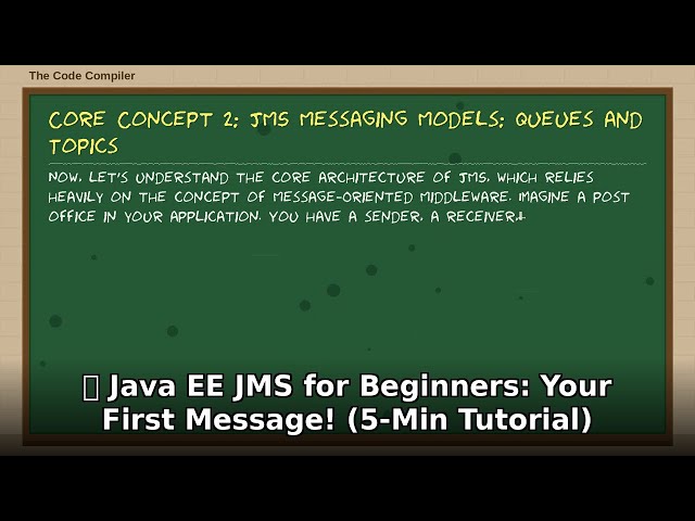 🚀 Java EE JMS for Beginners: Send Your FIRST Message in 5 Mins! (Java Tutorial)