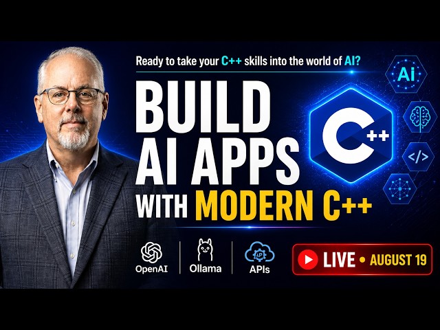 LIVE with Frank Mitropoulos - Build AI powered Applications in Modern C++