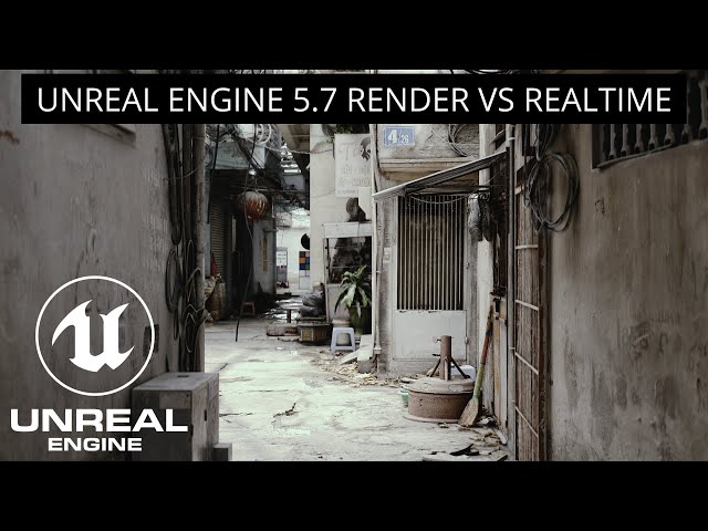Unreal Engine 5.7 Render Vs Real Time