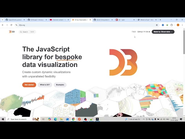 D3.js Tutorial for Beginners | D3.js Introduction | Data Visualization with JavaScript