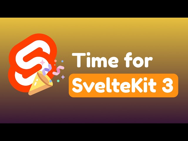 SvelteKit 3 RC Just Dropped