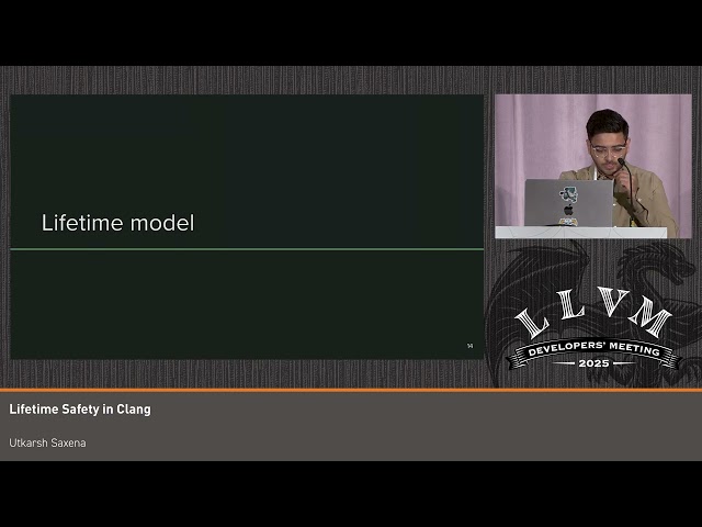 2025 US LLVM Developers' Meeting: Lifetime Safety in Clang