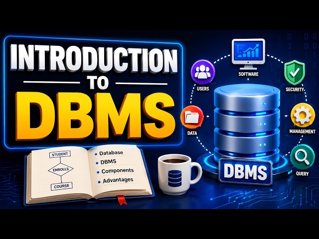 Lecture 1# DBMS Introduction | Database, DBMS & Database Users Explained