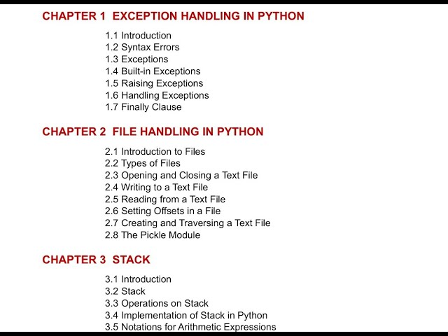 CLASS 12- COMPUTER SCIENCE SYLLABUS  #education #MN Clarity
