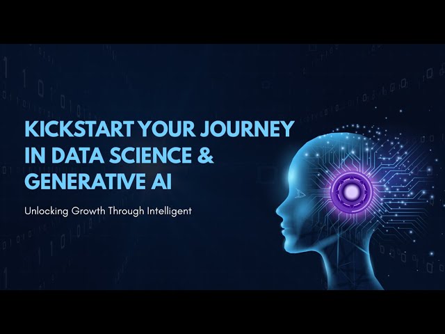 🚀 Kickstart Your Journey in Data Science & Generative AI! #DataScience #generativeai