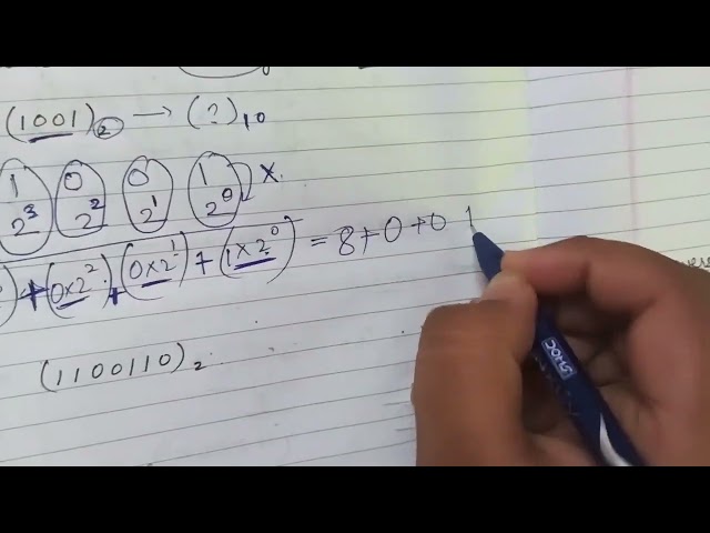 Number Systems Class 7 Part 3: Binary to Decimal Conversion and binary addition 