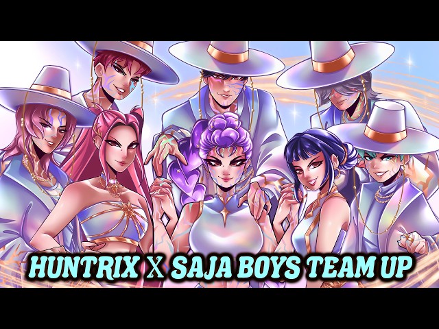 HUNTRIX X SAJA BOYS TEAM UP SONG - How It’s Done | KPop Demon Hunters Animation |【By MilkyyMelodies】