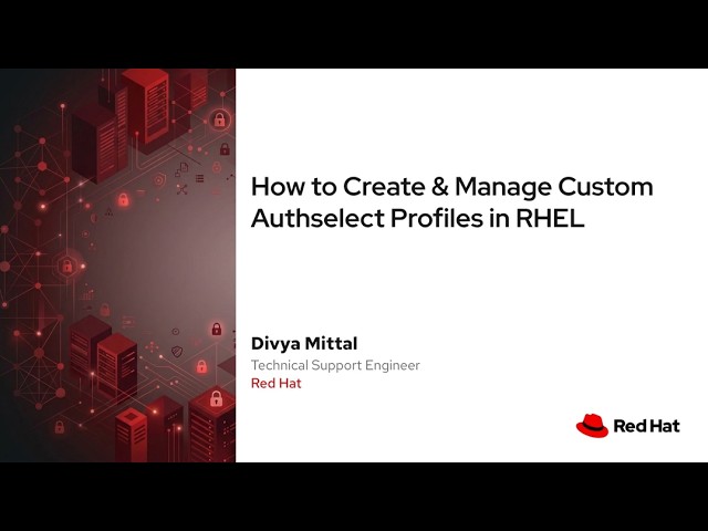 How to create & manage custom authselect profiles