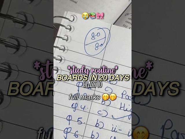 BOARDS IN 20 DAYS 😭📚 #study #productive