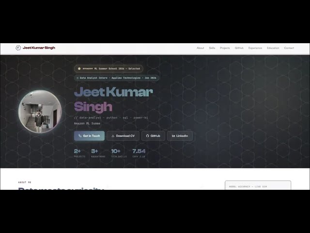 How to make Portfolio || Fresher Portfolio || portfolio for fresher || data analyst || Data science