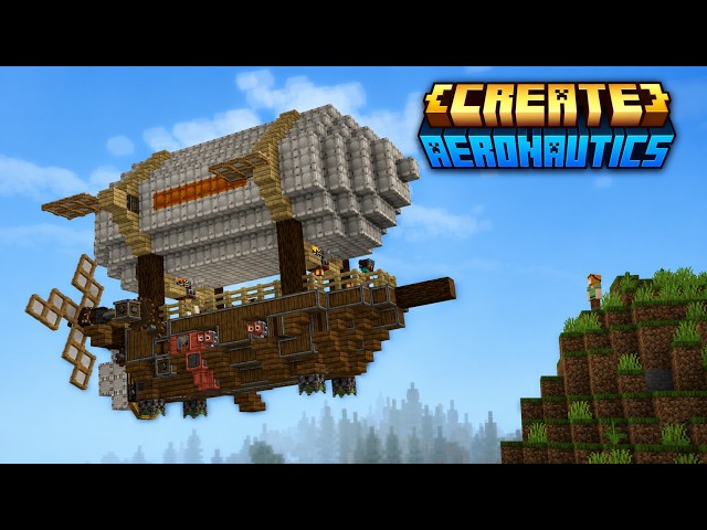 FREE Create Aeronautics Addon on Minecraft Bedrock!?