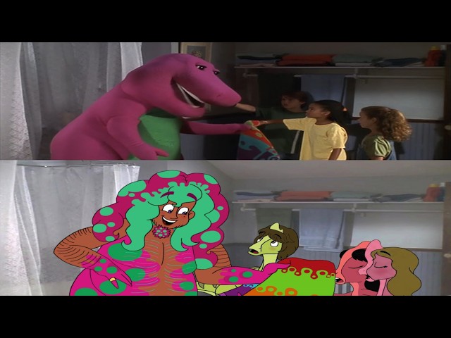 (AU) Barney Comes to Life in the Shower
