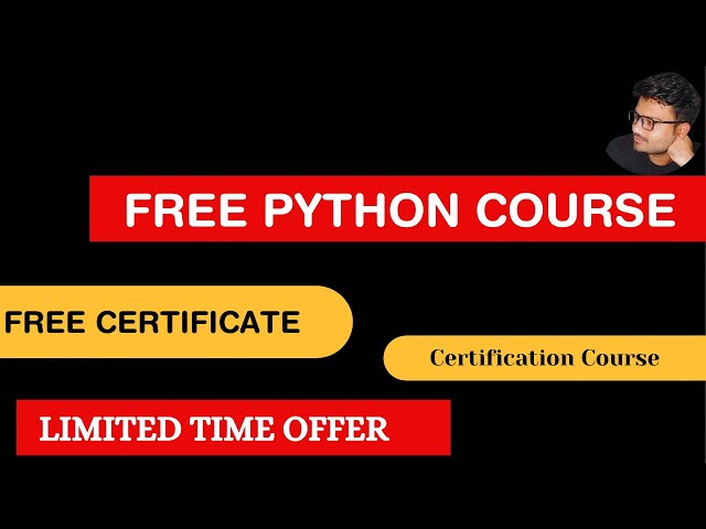 Free Python course with Certification #pythoncourse #pythoncoursewithcertification