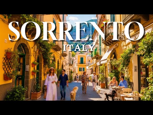 4K Virtual Walking Tour of Sorrento, Italy – Explore the Town