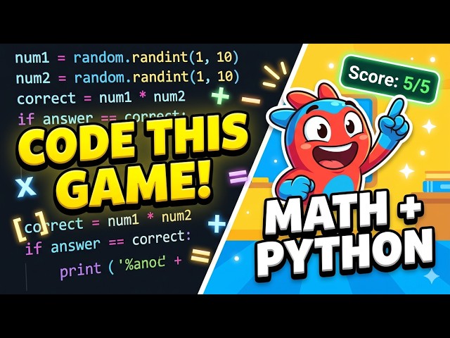 Coded a Times Table Trainer in Python! 🧮🐍 Easy Student Project