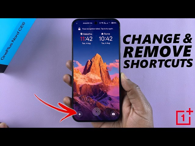 OnePlus Nord CE 6 5G: How To Change / Remove Lock Screen Shortcuts