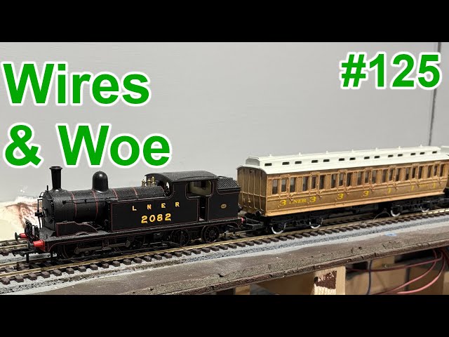125, Wires & Woe. I power up more track at Leopard Street Model Railway #modelrailroad #modelrailway