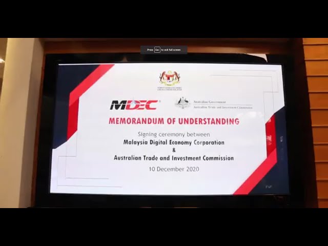 MDEC COLLABORATES WITH AUSTRADE TO BOOST THE REGIONAL DIGITAL ECOSYSTEM