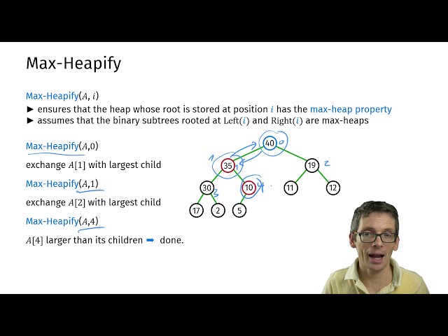 Heaps (part 2): Heap Operations, Build Heap, Heapsort