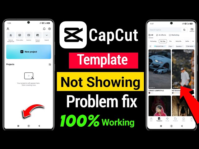 Capcut Template Not Showing 2026 | How To Fix Capcut Template Not Showing | Template Not Showing