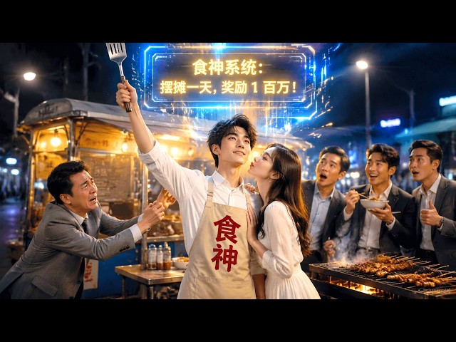 抠门老板嘲讽我穷酸，却不知我觉醒食神系统！开局三轮车摆摊一夜暴赚百万，顶级大佬排队求我做饭，昔日老板悔疯了！#逆袭 #打脸 #爽剧 #全集短劇 #男频爽剧
