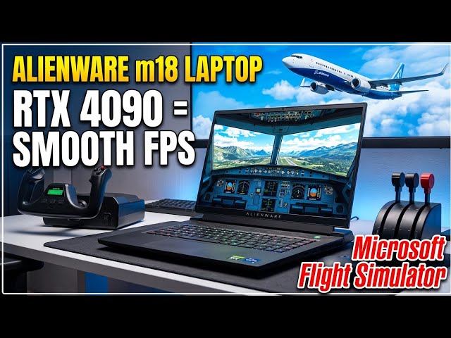 How Alienware m18 Laptop Reinvented Flight Simulation at Maximum Settings