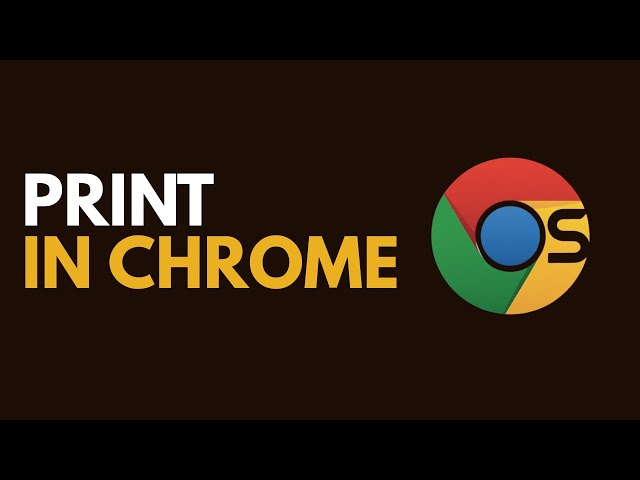 How to Print in Google Chrome (Quick & Easy Guide)