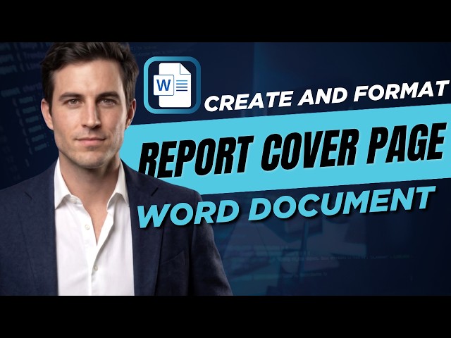 How To Create and Format a Report Cover Page In a Microsoft Word Document-For MAC Users