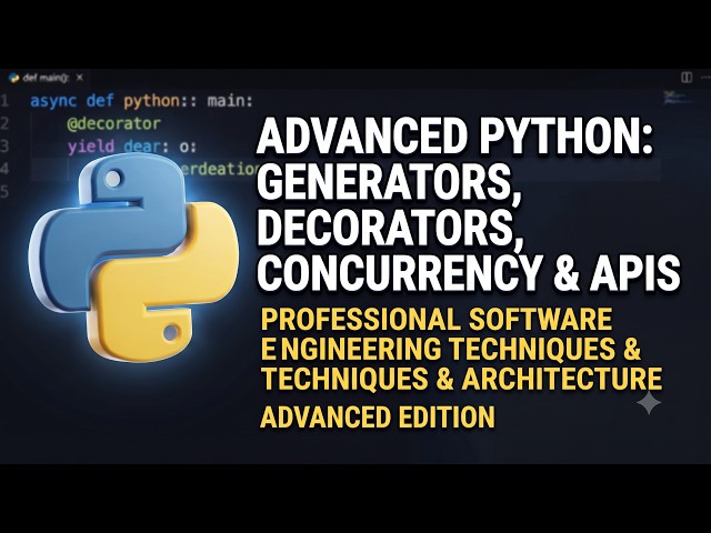 Advanced Python  Mastering Generators, Decorators, Concurrency & APIs