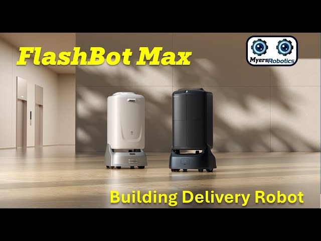 FlashBot MAX Building Delivery Robot - by Myers Robotics