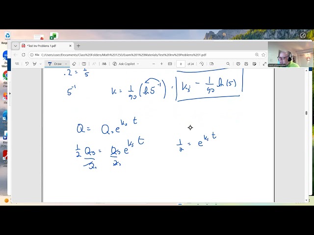 Math 1250 Problem Inventory #5