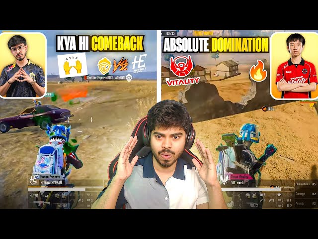 🇮🇳 WHAT A COMEBACK BY GODLIKE!! 🔥 | VITALITY ABSOLUTE #1 DOMINATION 🙌🏻