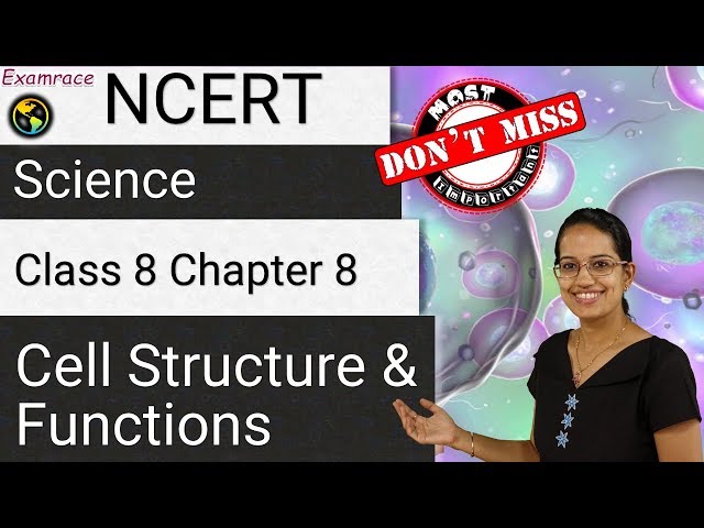 NCERT Class 8 Science Chapter 8: Cell Structure and Functions | English | CBSE (NSO/NSTSE)