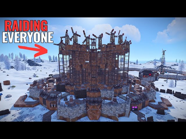 We Took Over a 1,000 Player Rust Server.. | OT Zerg Wipe Progression