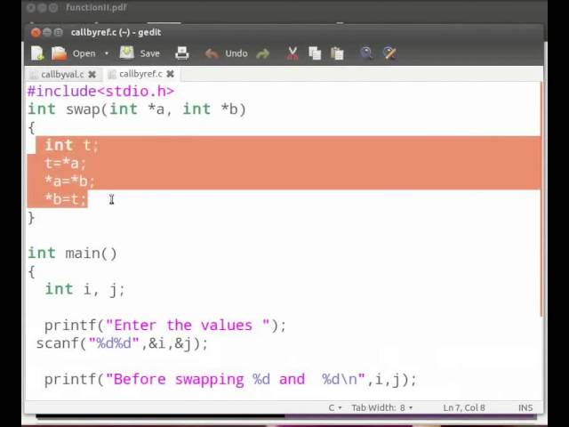 Function Call - English