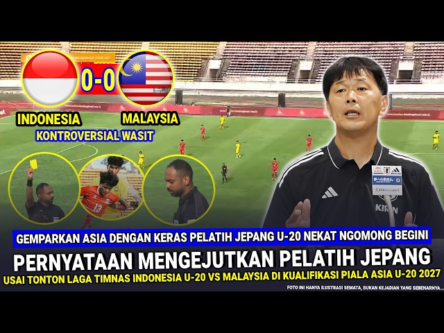 🔴SAMPAI MENGAKU HERAN !! Pelatih Jepang U-20 DENGAN KERAS Ngomong Begini Soal Indonesia vs Malaysia