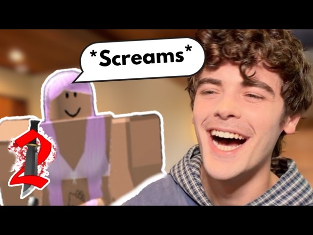 Trolling Roblox Murder Mystery (Voice Chat)