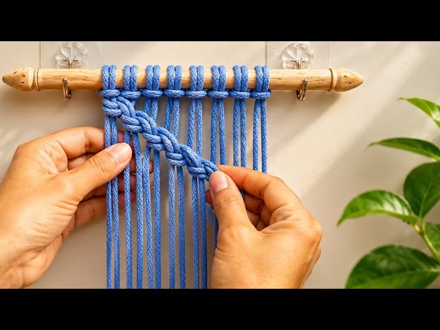 Macrame - Simple Macrame Wall Hanging - Easy Macrame Plant Hanger  Tutorial