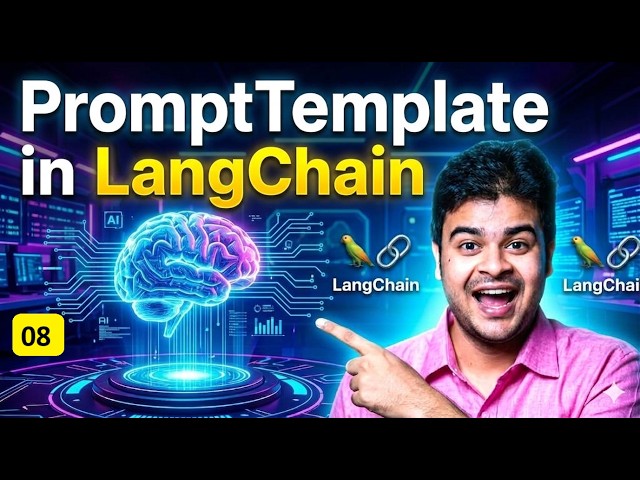 PromptTemplate  in LangChain and PromptTemplate parameters Explained in Hindi  By Mithilesh Yadav