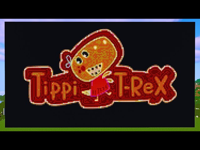 Tippi T Rex Intro Mural Build Effects I Minecraft Creative