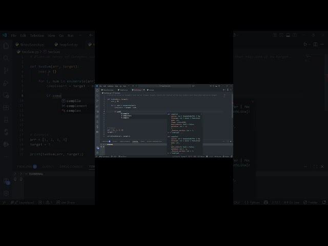 Two Sum problem - Interview-Ready Solution #codinginterview #dsa