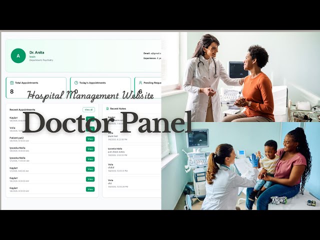 Healthcare Management System Doctor Panel Demo (Next.js + Prisma)- Lifespring 2