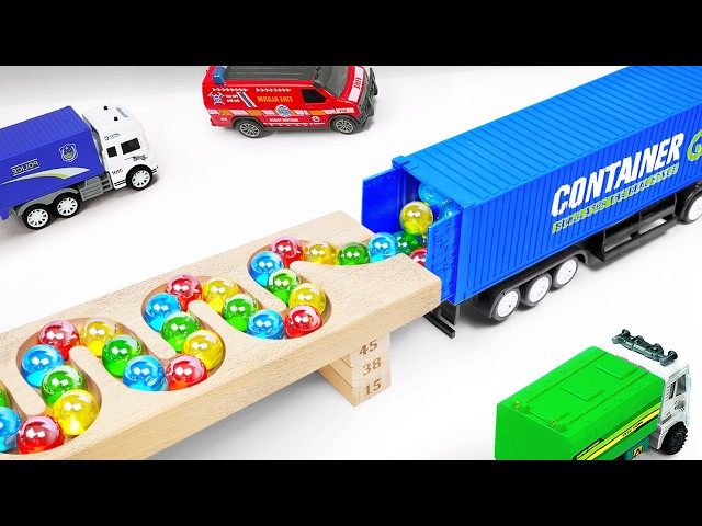 HABA Marble Run: Mesmerizing Wooden Marbles Racing Through Air ASMR