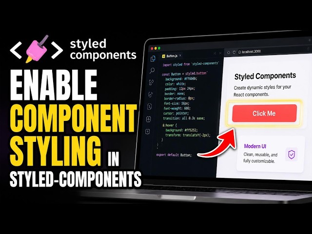 How to enable component styling with styled-components - Step By Step
