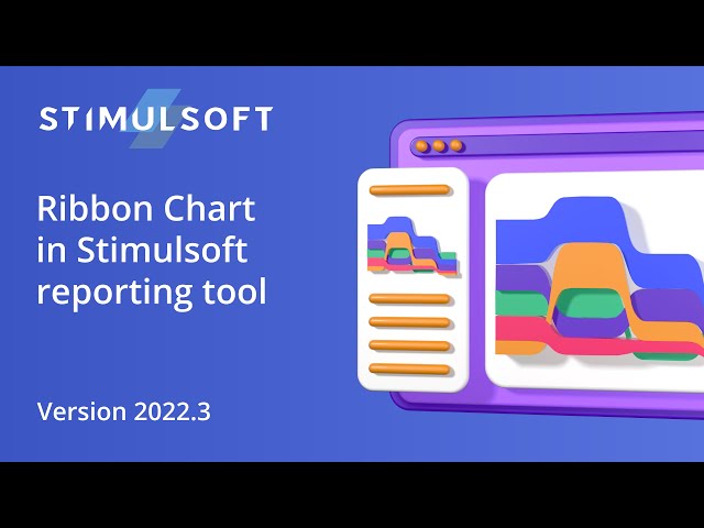 Ribbon Chart in Stimulsoft reporting tool (version 2022.3)