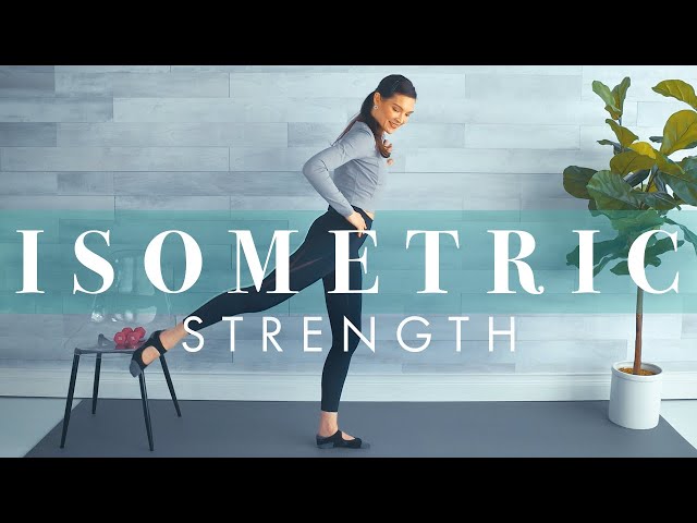 Toning Isometric Workout // All Standing Strength Combos with Weights
