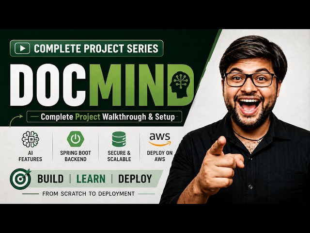 Build DocMind AI Project from Scratch  using Spring Boot 🚀 Complete Project Walkthrough | Hindi