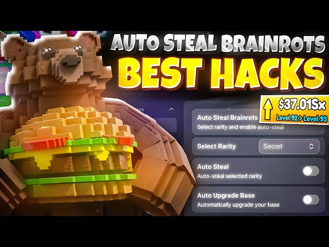 SCRIPT Escape Tsunami for Brainrots (NO KEY) — Auto Sell Brainrots, Remove Tsunami | Mobile & PC