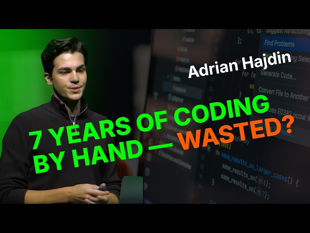 For 7 Years I Taught Devs to Code by Hand. Then AI Made Me Ask What I Was Even For | Adrian Hajdin
